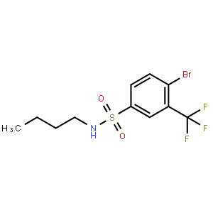 4-Bromo-N-butyl-3-(trifluoromethyl)benzenesulfonamide