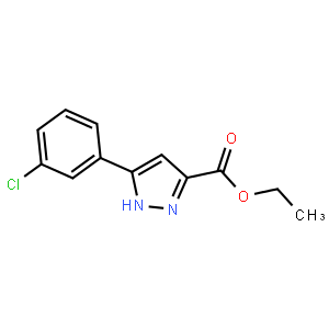Ethyl 5-(3-chlorophenyl)pyrazole-3-carboxylate