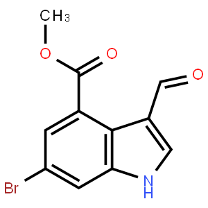 Methyl 6-bromo-3-formyl-1H-indole-4-carboxylate