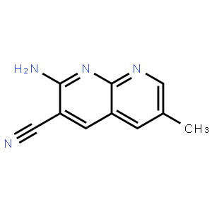2-Amino-6-methyl-1,8-naphthyridine-3-carbonitrile