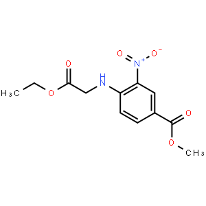 Methyl 4-[(ethoxycarbonylmethyl)amino]-3-nitrobenzoate