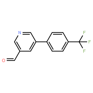 5-(4-三氟甲基苯基)-3-吡啶甲醛