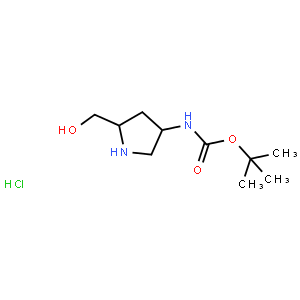 tert-Butyl ((3R,5R)-5-(hydroxymethyl)pyrrolidin-3-yl)carbamate hydrochloride