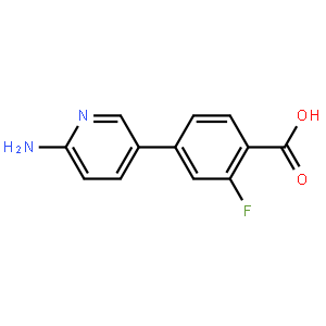 4-(6-Aminopyridin-3-yl)-2-fluorobenzoic acid