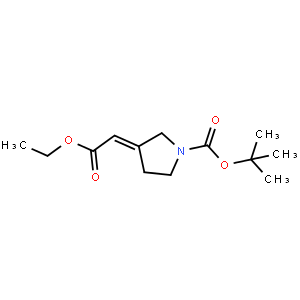 tert-Butyl 3-(2-ethoxy-2-oxoethylidene)pyrrolidine-1-carboxylate