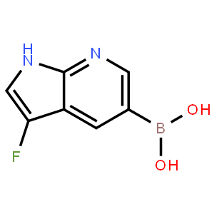 b-(3-氟-1H-吡咯并[2,3-b]吡啶-5-基)-硼酸