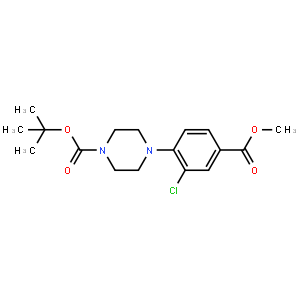 Methyl 4-(4-boc-1-piperazinyl)-3-chlorobenzoate