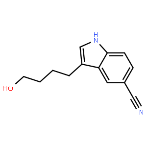 3-(4-Hydroxybutyl)-1H-indole-5-carbonitrile
