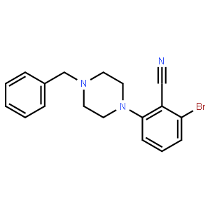 2-(4-Benzylpiperazin-1-yl)-6-bromobenzonitrile