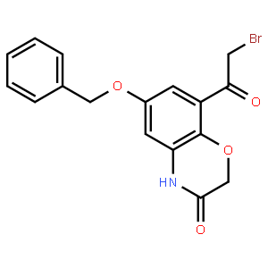 6-(苄氧基)-8-(2-溴乙酰基)-2H-苯并[1,4]恶嗪-3(4H)-酮
