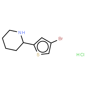 2-(4-Bromo-2-thienyl)piperidine, HCl