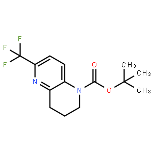 tert-Butyl 6-(trifluoromethyl)-3,4-dihydro-1,5-naphthyridine-1(2H)-carboxylate
