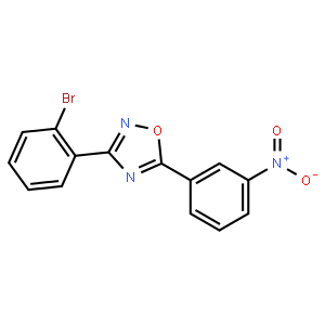 3-(2-Bromophenyl)-5-(3-nitrophenyl)-1,2,4-oxadiazole