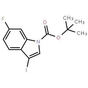 tert-Butyl 6-fluoro-3-iodo-1H-indole-1-carboxylate
