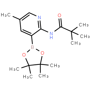 N-(5-Methyl-3-(4,4,5,5-tetramethyl-1,3,2-dioxaborolan-2-yl)pyridin-2-yl)pivalamide