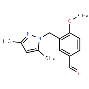 3-(3,5-Dimethyl-pyrazol-1-ylmethyl)-4-methoxy-benzaldehyde