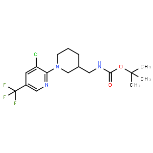 tert-Butyl ((1-(3-chloro-5-(trifluoromethyl)pyridin-2-yl)piperidin-3-yl)methyl)carbamate
