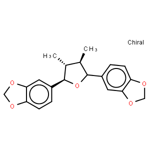 (7S,7'R)-双(3,4-亚甲二氧苯基)-rel-(8R,8'R)-二甲基四氢呋喃