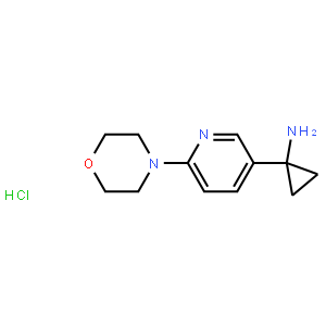 1-(6-Morpholinopyridin-3-yl)cyclopropanamine hydrochloride