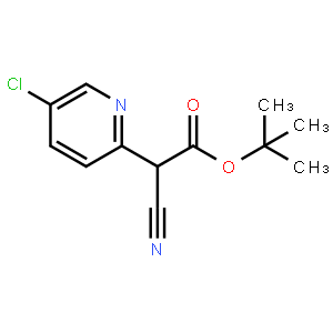 tert-Butyl 2-(5-chloropyridin-2-yl)-2-cyanoacetate