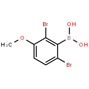 2,6-Dibromo-3-methoxybenzeneboronic acid