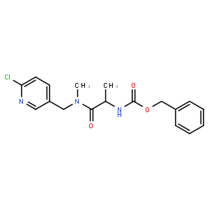 (S)-Benzyl (1-(((6-chloropyridin-3-yl)methyl)(methyl)amino)-1-oxopropan-2-yl)carbamate