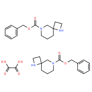 Benzyl 1,6-diazaspiro[3.5]nonane-6-carboxylate oxalate(2:1)