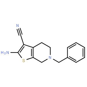 2-Amino-6-benzyl-4,5,6,7-tetrahydrothieno[2,3-c]pyridine-3-carbonitrile