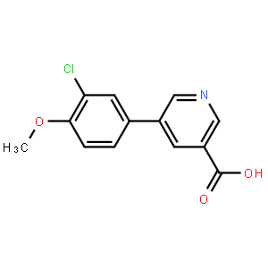 5-(3-Chloro-4-methoxyphenyl)nicotinic acid