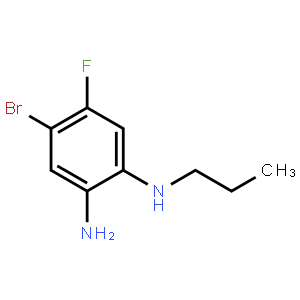 4-Bromo-5-fluoro-1-N-propylbenzene-1,2-diamine