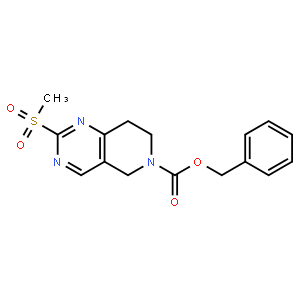 Benzyl 2-(methylsulfonyl)-7,8-dihydropyrido[4,3-d]pyrimidine-6(5H)-carboxylate