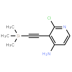 2-Chloro-3-((trimethylsilyl)ethynyl)pyridin-4-amine