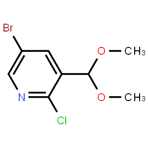 5-Bromo-2-chloro-3-dimethoxymethyl-pyridine