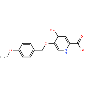 4-Hydroxy-5-((4-methoxybenzyl)oxy)-1,4-dihydropyridine-2-carboxylic acid