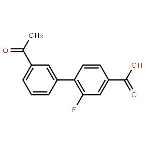 4-(3-Acetylphenyl)-3-fluorobenzoic acid