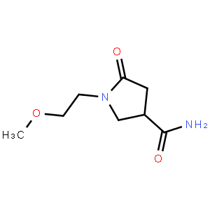 1-(2-甲氧基乙基)-2-氧代吡咯烷-4-甲酰胺