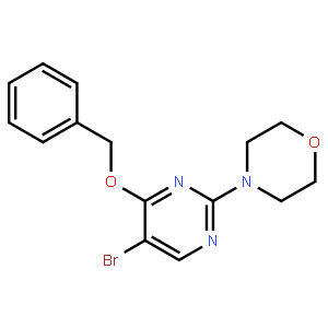 4-(4-Benzyloxy-5-bromo-2-pyrimidinyl)morpholine