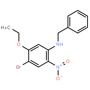 N-Benzyl-4-bromo-5-ethoxy-2-nitroaniline