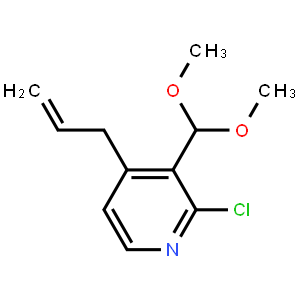 4-Allyl-2-chloro-3-(dimethoxymethyl)pyridine