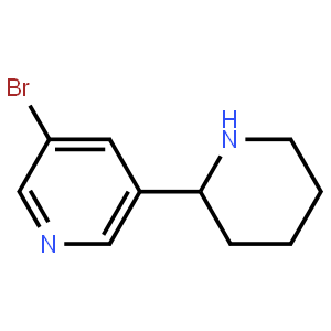 3-Bromo-5-(piperidin-2-yl)pyridine