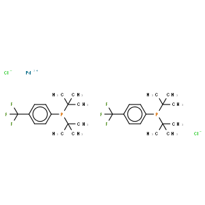 Bis[di-(tert-butyl)(4-trifluoromethylphenyl)phosphine]palladium(II) chloride