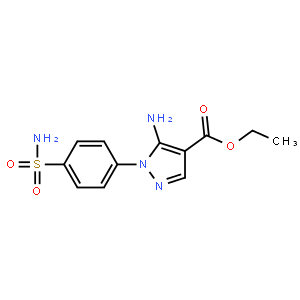 Ethyl 5-amino-1-(4-sulfamoylphenyl)pyrazole-4-carboxylate