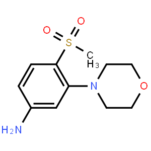 4-Methanesulfonyl-3-(morpholin-4-yl)aniline
