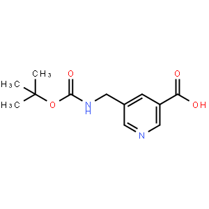 5-(((tert-Butoxycarbonyl)amino)methyl)nicotinic acid