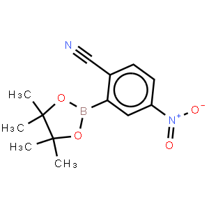 2-Cyano-5-nitrophenylboronic acid, pinacol ester