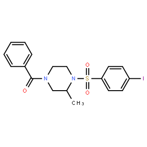 (R)-1-Benzoyl-4-(4-iodophenyl)sulfonyl-3-methylpiperazine