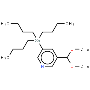 3-Formyl-5-(tributylstannyl)pyridine dimethylacetal