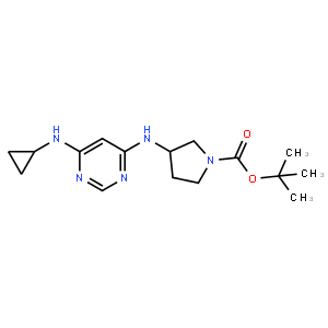 (R)-tert-Butyl 3-((6-(cyclopropylamino)pyrimidin-4-yl)amino)pyrrolidine-1-carboxylate