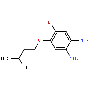 4-Bromo-5-(3-methylbutoxy)benzene-1,2-diamine