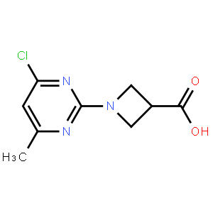 1-(4-Chloro-6-methylpyrimidin-2-yl)azetidine-3-carboxylic acid